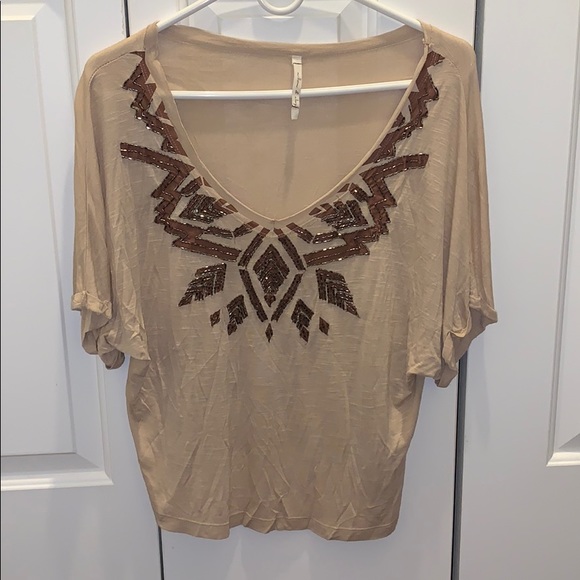 Willow & Clay, Size: Sm., loose fitting beaded top - Picture 1 of 2